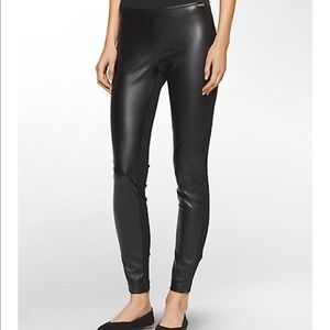 Calvin Klein Vegan Leather Leggings